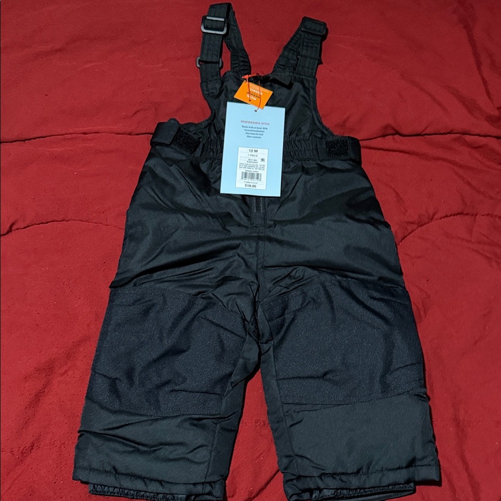 Cat & Jack Black Kids Overalls